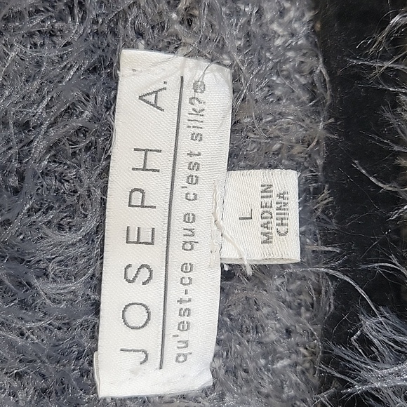 Joseph A. Gray Soft Fuzzy Polka-Dot Sweater  Size Large - Picture 2 of 7